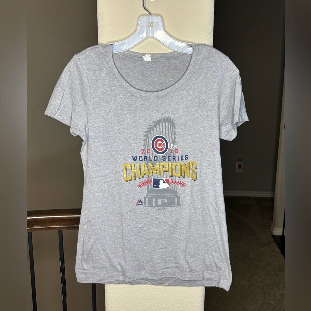 Chicago Cubs World Series Cotton Blend Shirt